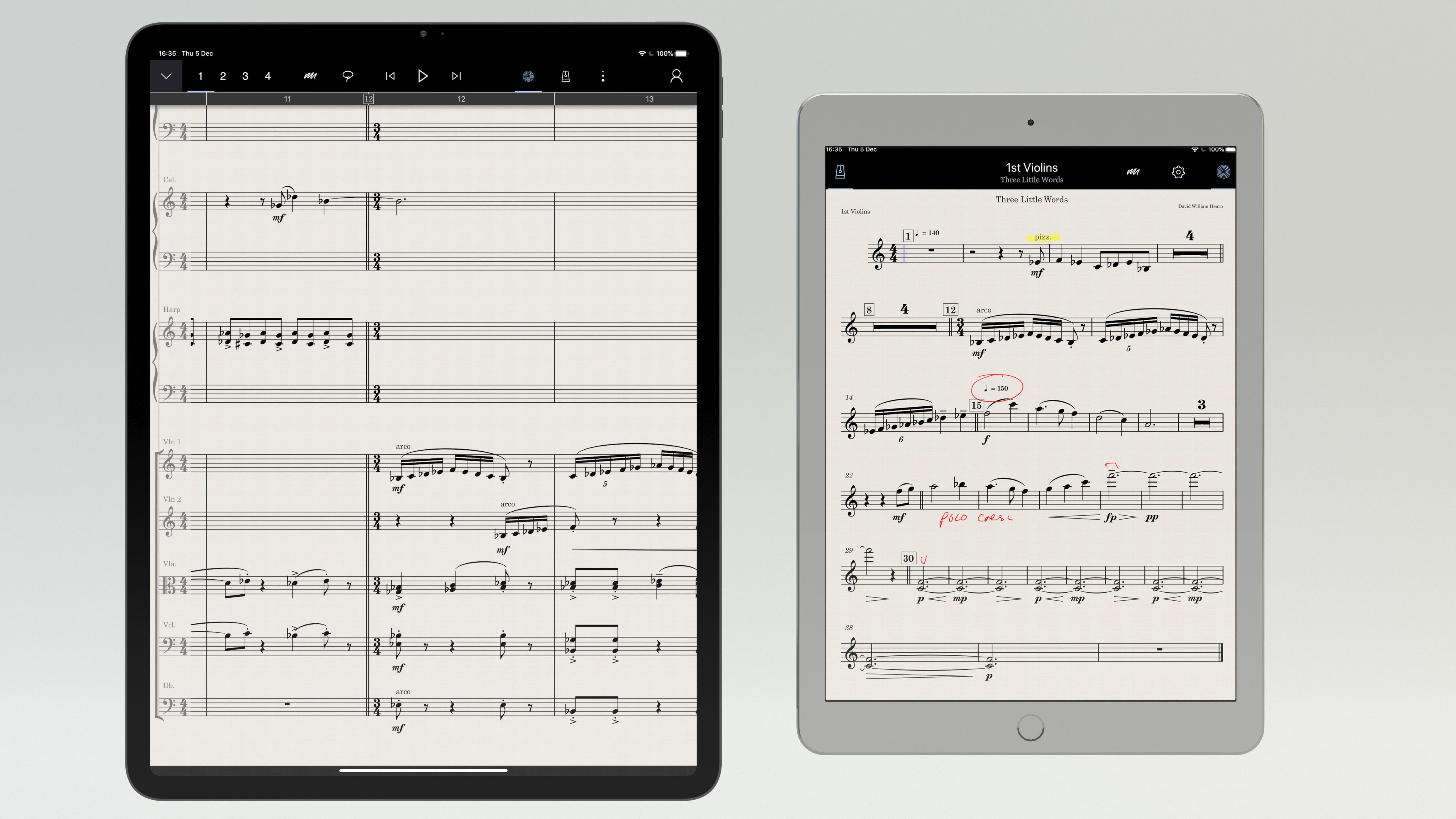 Playing the score – StaffPad Help